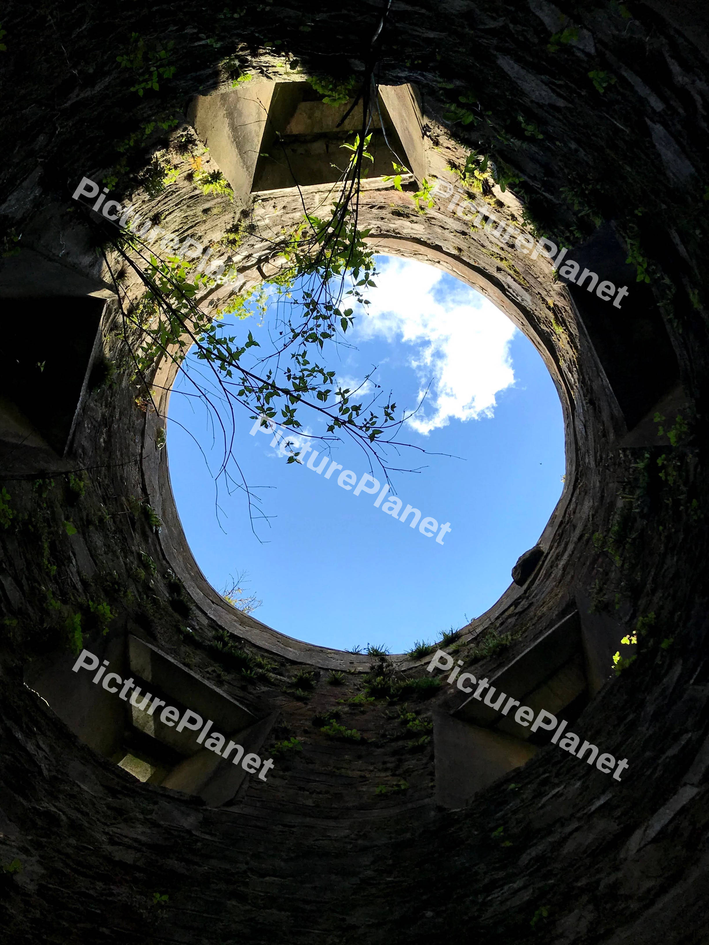 Up Shot VIew In A Hole